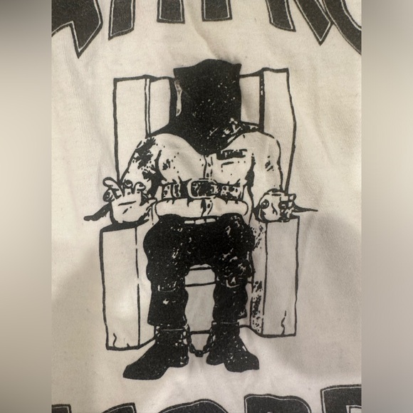 Unisex size Small 3/4 length sleeve Death Row Records baseball ringer tee - Picture 7 of 14